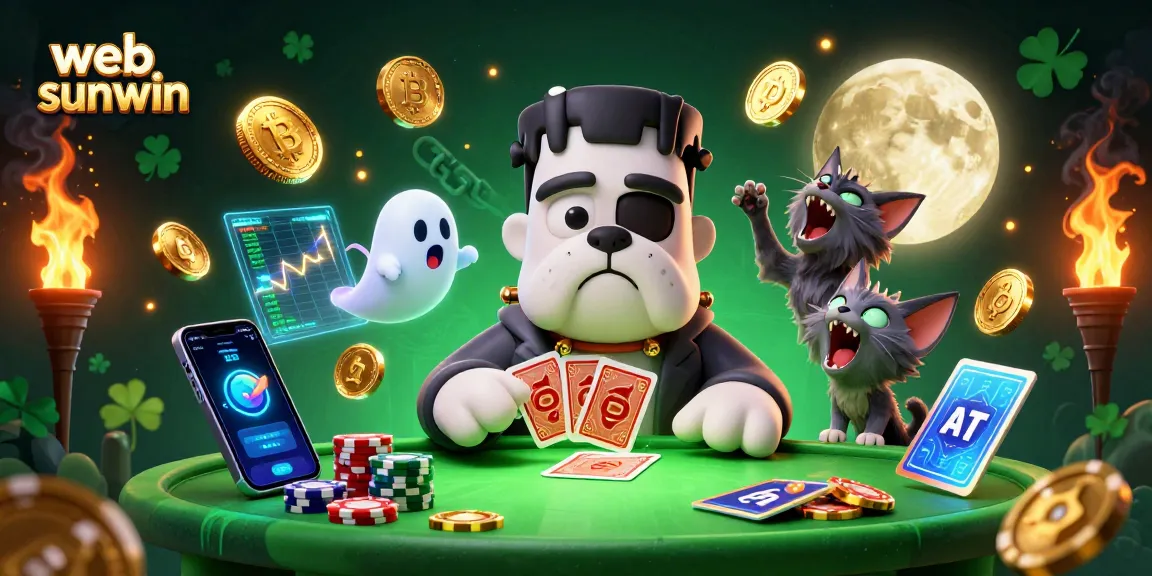 Experience thrilling gaming at web sunwin with a detailed 3D illustration showcasing a lively casino scene.