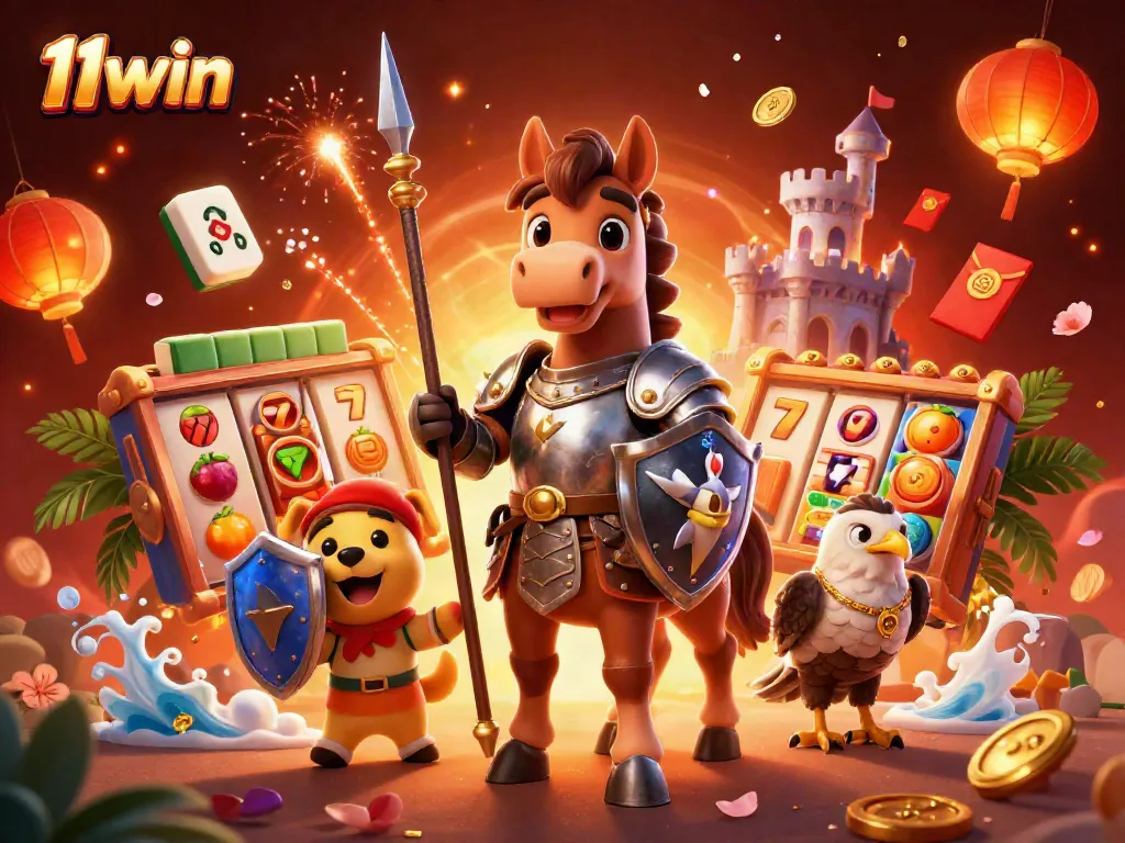Experience thrilling gaming at 11win with dynamic slot reels and exciting casino atmosphere.