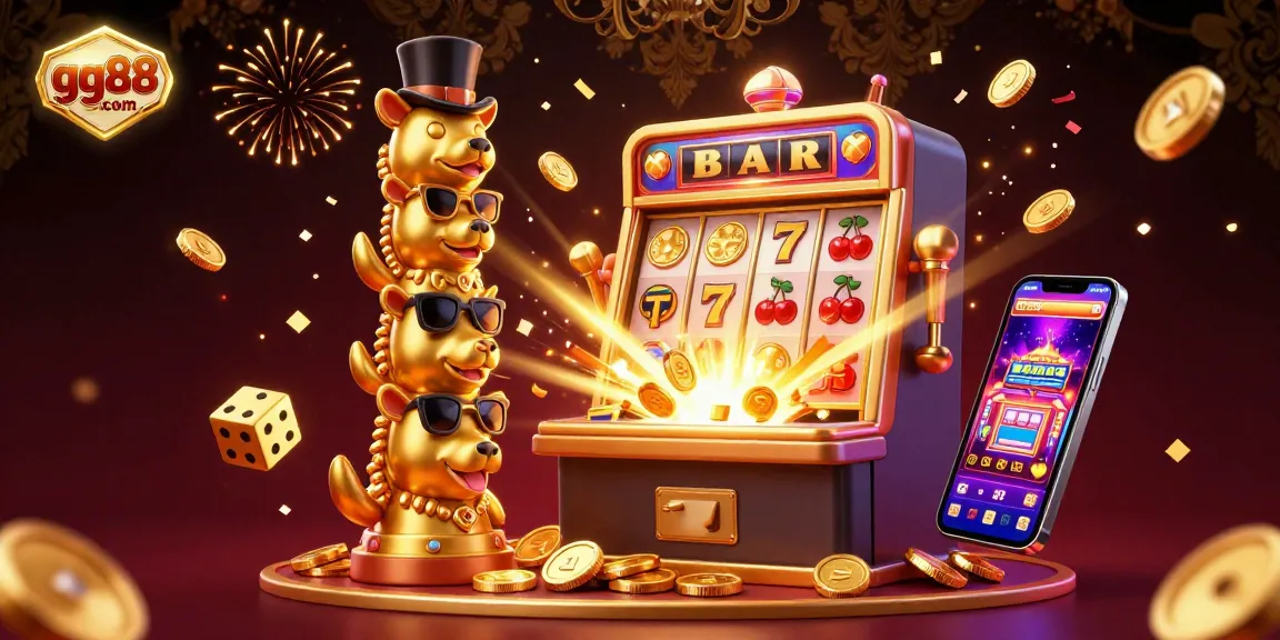 Experience casino excitement with the vibrant gg88com jackpot explosion and animated game elements.