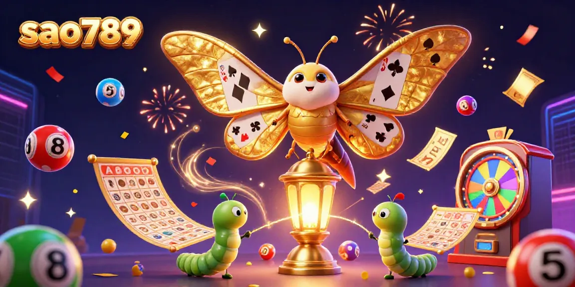 Experience the excitement of gameplay at sao789 with vibrant lottery balls and captivating casino elements.